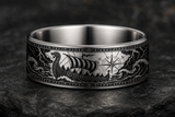 Viking Longship Rune Ring hero mockup