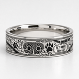 Pet Nose And Paw Print Ring hero mockup