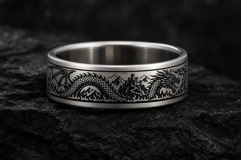 Dragon Guardian Wing Ring hero mockup