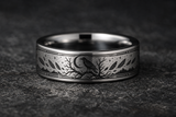 Raven Moon Omen Ring hero mockup