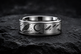 Raven Moon Omen Ring hero mockup