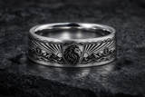 Lion Courage Shield Ring hero mockup