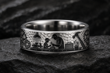 Mechanic Dad Hammer Marks Ring hero mockup