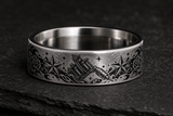 Old School Tattoo Machine Ring hero mockup