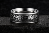 Viking Longship Rune Ring hero mockup