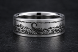 Mens Scorpion Scorpion Profile Ring hero mockup