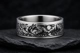 Fox And Profile Ring hero mockup