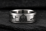 Model Trains Steam Locomotive Front Ring hero mockup