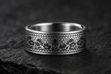 Honeycomb Bee Silhouette Ring hero mockup