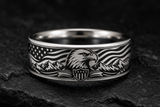 American Eagle Freedom Ring hero mockup