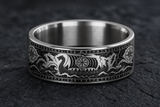 Viking Longship Rune Ring hero mockup