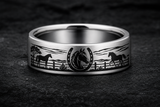 Equestrian Horse Profile Ring hero mockup