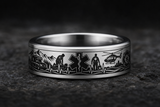 Emt Star Of Life Geometry Ring hero mockup