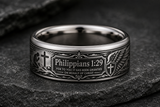 Philippians 1:29 Cross Prayer Faith Guardian Ring hero mockup