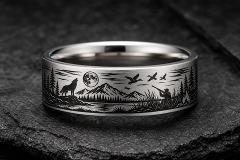 Duck Hunting Pine Ridge Ring hero mockup