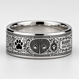 Dog Nose Print Ring hero mockup