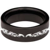 Flying Dragon Tungsten Carbide Ring