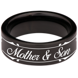 Mother and Son Tungsten Carbide Ring