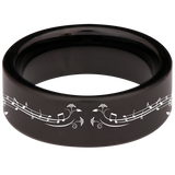 Guitar Tungsten Carbide Ring