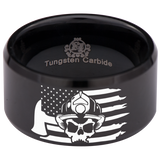 Firefighter Brotherhood Tungsten Carbide Ring 12mm