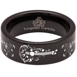 Guitar Tungsten Carbide Ring