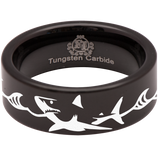 Shark Tungsten Carbide Ring