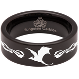Flying Dragon Tungsten Carbide Ring