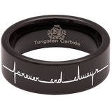 Forever and Always Tungsten Carbide Ring