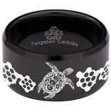 Turtle Tungsten Carbide Ring 12mm