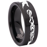 Flying Dragon Tungsten Carbide Ring