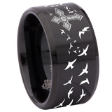 Psalm 118:6 Tungsten Carbide Ring 12mm