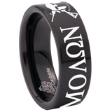 Molon Labe Gun Tungsten Carbide Ring