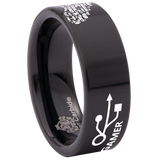 Gamer Tungsten Carbide Ring