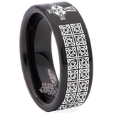 Celtic Cross Tungsten Carbide Ring