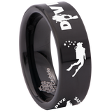 Scuba Diving Tungsten Carbide Ring