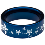 Sea Turtle Tungsten Carbide Ring
