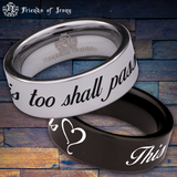 This Too Shall Pass Tungsten Carbide Ring