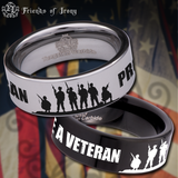 Veteran Tungsten Carbide Ring