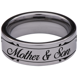Mother and Son Tungsten Carbide Ring