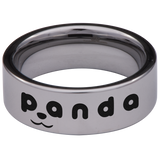 Panda Tungsten Carbide Ring