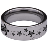 Sea Turtle Tungsten Carbide Ring