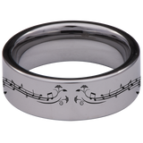 Guitar Tungsten Carbide Ring