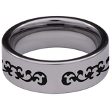Deer and Gun Tungsten Carbide Ring