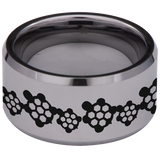 Turtle Tungsten Carbide Ring 12mm