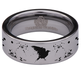 Raven Tungsten Carbide Ring