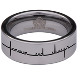 Forever and Always Tungsten Carbide Ring