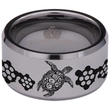 Turtle Tungsten Carbide Ring 12mm