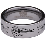 Guitar Tungsten Carbide Ring