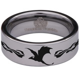 Flying Dragon Tungsten Carbide Ring