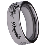 Mother and Daughter Tungsten Carbide Ring